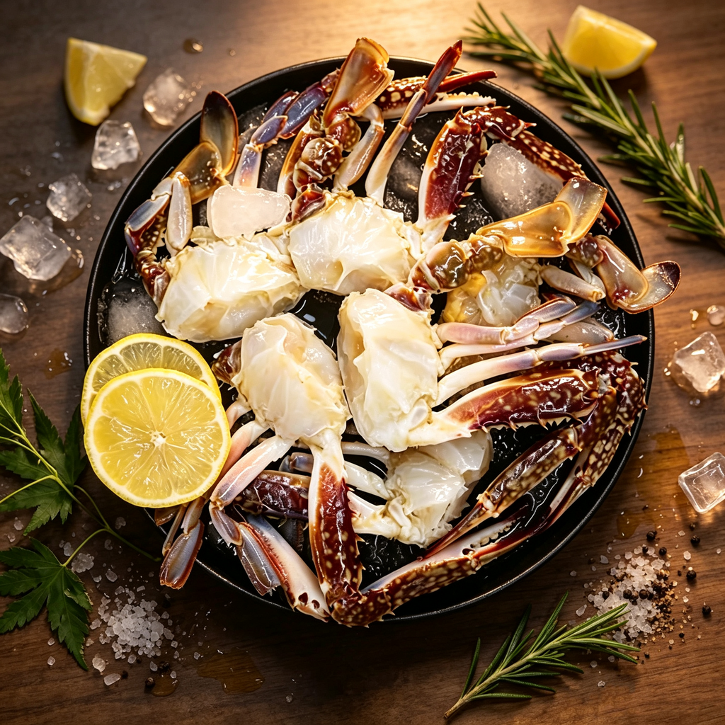 Frozen Cut Swimming Crab Chunks 1KG