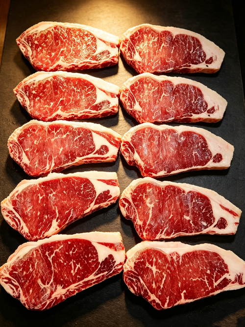 Australia 517 Plant Grain Fed 180 Days MB3+ Striploin Steak 1KG